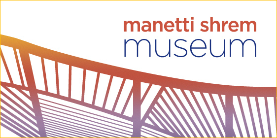 Logo that reads "Manetti Shrem Museum."
