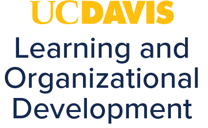 Wordmark for UC Davis Learning and Organizational Development